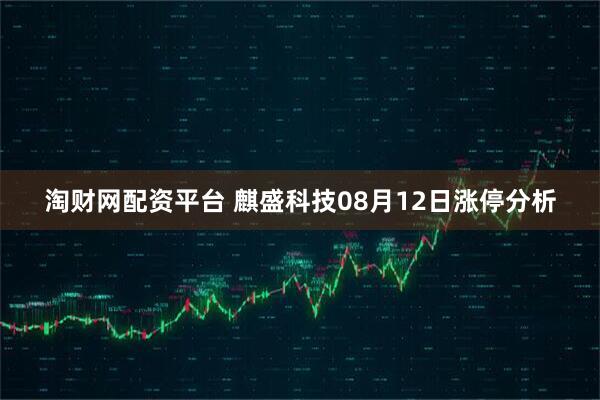 淘财网配资平台 麒盛科技08月12日涨停分析